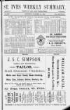 St. Ives Weekly Summary Saturday 20 October 1894 Page 1