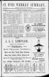 St. Ives Weekly Summary Saturday 16 February 1895 Page 1