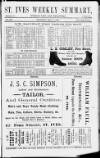 St. Ives Weekly Summary Saturday 11 May 1895 Page 1