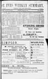 St. Ives Weekly Summary Saturday 26 January 1901 Page 1