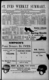 St. Ives Weekly Summary Saturday 02 May 1903 Page 1