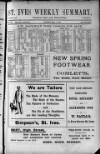 St. Ives Weekly Summary Saturday 11 May 1907 Page 1
