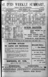 St. Ives Weekly Summary Saturday 11 September 1909 Page 1