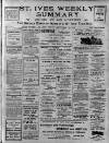 St. Ives Weekly Summary Friday 15 September 1911 Page 1