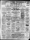 St. Ives Weekly Summary Friday 12 January 1912 Page 1