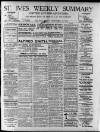 St. Ives Weekly Summary Friday 19 September 1913 Page 1