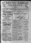 St. Ives Weekly Summary Thursday 01 October 1914 Page 1