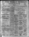 St. Ives Weekly Summary Thursday 08 October 1914 Page 1