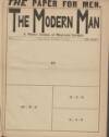 Modern Man Tuesday 10 November 1908 Page 1