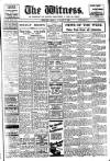 Witness (Belfast) Friday 11 August 1939 Page 1