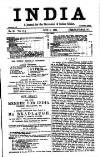 India Friday 05 June 1891 Page 1