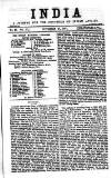 India Friday 27 November 1891 Page 1