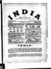 India Sunday 01 October 1893 Page 1