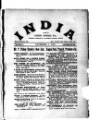 India Friday 01 December 1893 Page 1