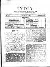India Monday 01 January 1894 Page 1