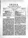 India Thursday 01 February 1894 Page 1