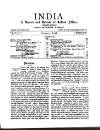 India Friday 01 October 1897 Page 1