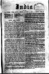 India Friday 07 January 1898 Page 1