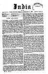 India Friday 02 September 1898 Page 1
