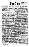 India Friday 01 September 1899 Page 1
