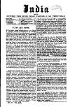 India Friday 16 November 1900 Page 1