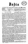 India Friday 21 December 1900 Page 1