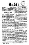 India Friday 15 January 1909 Page 1