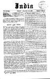 India Friday 29 January 1909 Page 1