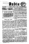 India Friday 28 January 1910 Page 1