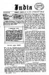 India Friday 11 February 1910 Page 1