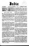India Friday 01 September 1911 Page 1