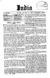 India Friday 15 January 1915 Page 1