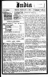 India Friday 01 February 1918 Page 1