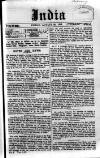 India Friday 22 August 1919 Page 1