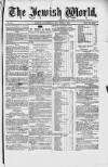 Jewish World Friday 14 September 1877 Page 1