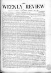 Weekly Review (London) Saturday 13 September 1862 Page 1