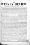 Weekly Review (London) Saturday 08 November 1862 Page 1