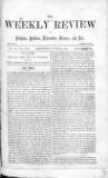 Weekly Review (London) Saturday 18 June 1864 Page 1