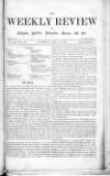 Weekly Review (London) Saturday 24 December 1864 Page 1