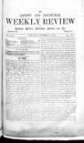Weekly Review (London) Saturday 04 November 1865 Page 1