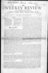 Weekly Review (London) Saturday 02 January 1869 Page 1