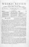 Weekly Review (London) Saturday 02 July 1870 Page 1