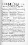 Weekly Review (London) Saturday 03 December 1870 Page 1