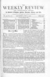 Weekly Review (London) Saturday 10 June 1871 Page 1