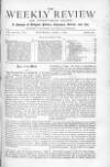 Weekly Review (London) Saturday 01 June 1872 Page 1