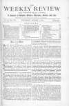 Weekly Review (London) Saturday 03 August 1872 Page 1