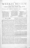 Weekly Review (London) Saturday 22 February 1873 Page 1