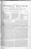 Weekly Review (London) Saturday 22 November 1873 Page 1