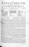 Weekly Review (London) Saturday 29 April 1876 Page 1