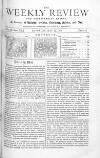 Weekly Review (London) Saturday 27 May 1876 Page 1